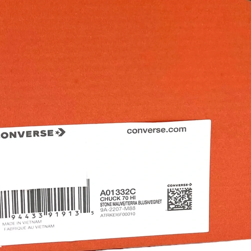 Converse Chuck 70 Counter Climate High Top Pink Leather Women's Sneakers A01332C - Picture 9 of 9